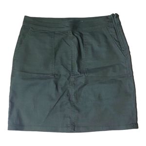 Prana Olive Green Mini Skirt NWOT